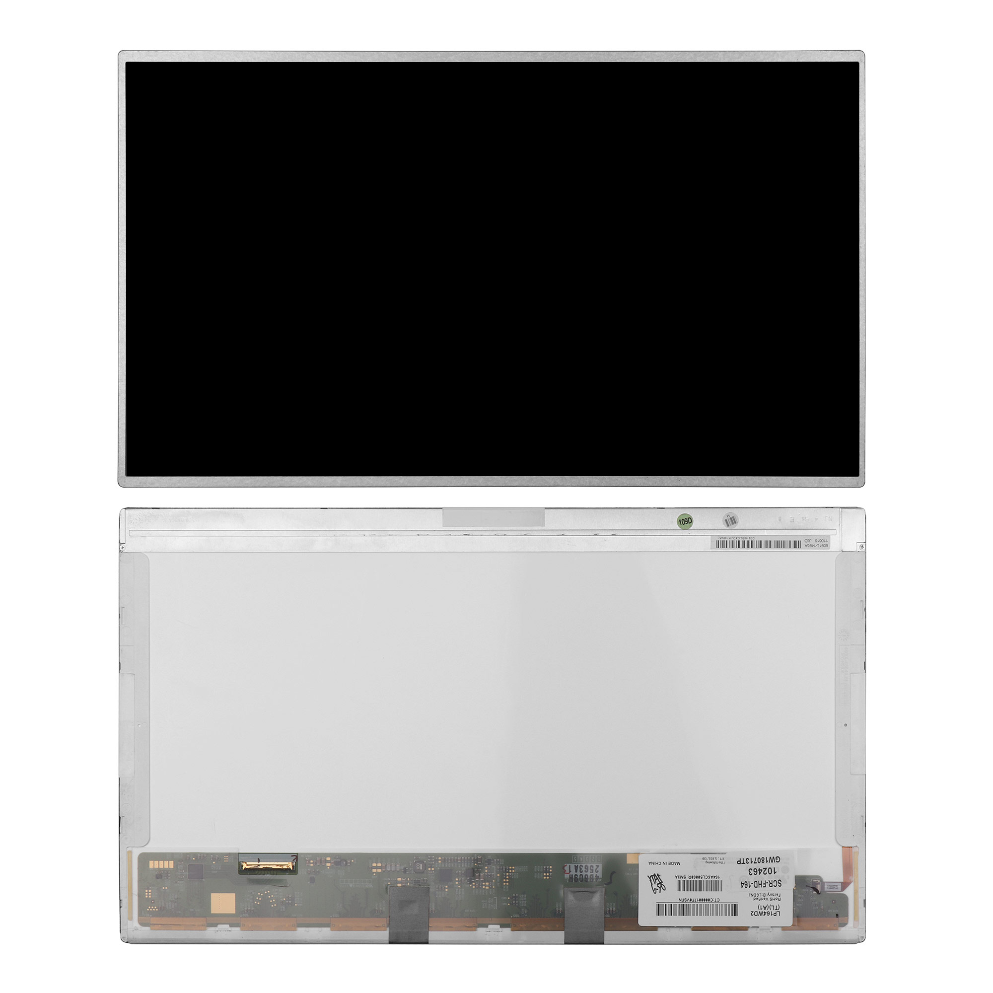 Матрица для ноутбука 16.4" 1600x900, 40 pin LVDS, Normal, LED, TN, PN: LP164WD2 (TL)(A1).