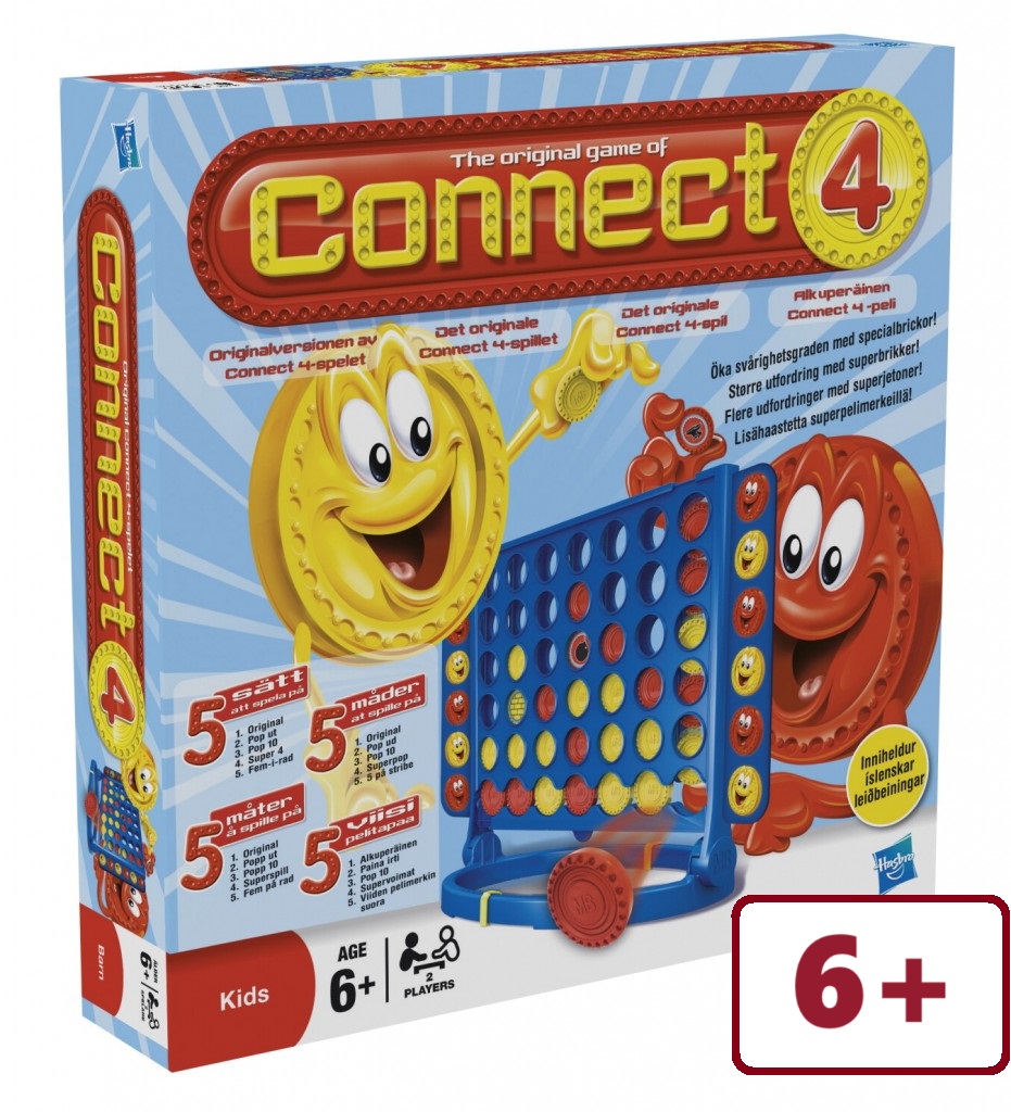 Купить настольная игра Connect 4 102176, цены на Мегамаркет | Артикул:  600004378428