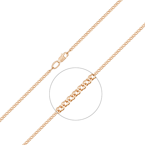 Цепочка из красного золота 45 см PLATINA jewelry 21-0303-030-1110-17