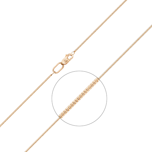 Цепочка из красного золота 50 см PLATINA jewelry 21-0103-030-1110-17