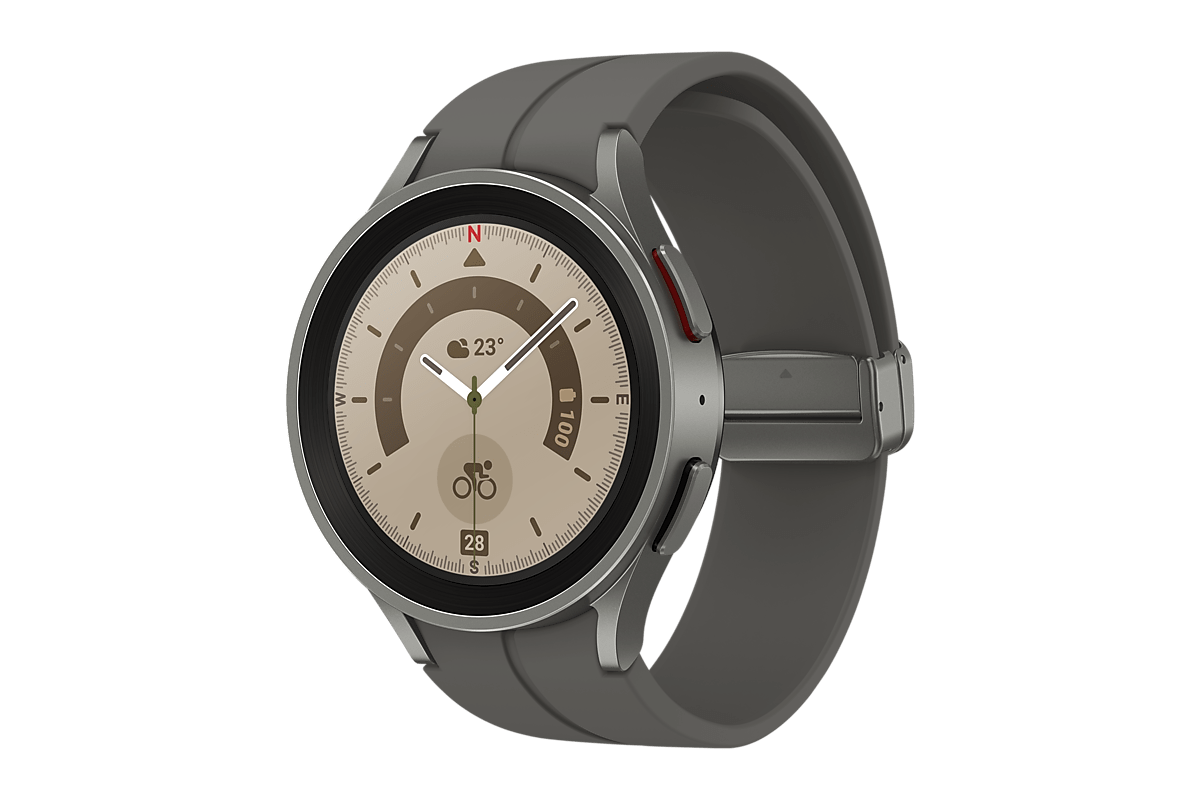 Смарт-часы Samsung Galaxy Watch5 Pro 45мм Wi-Fi NFC серый, купить в Москве, цены в интернет-магазинах на Мегамаркет