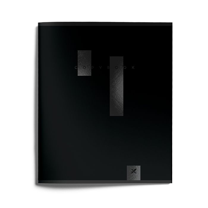 Тетрадь Lorex One Tone, Total black, А5, в клетку на скрепке, 48 л, 1 шт.