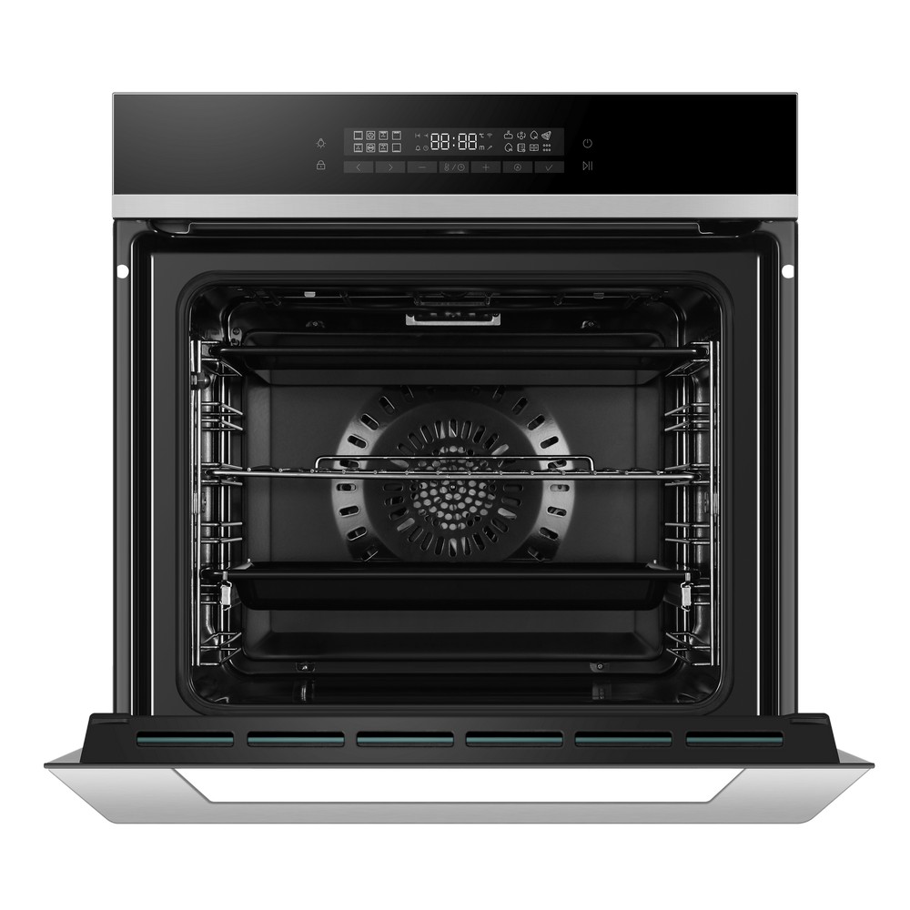 Электрический духовой шкаф haier hoq p16an5sx black inox