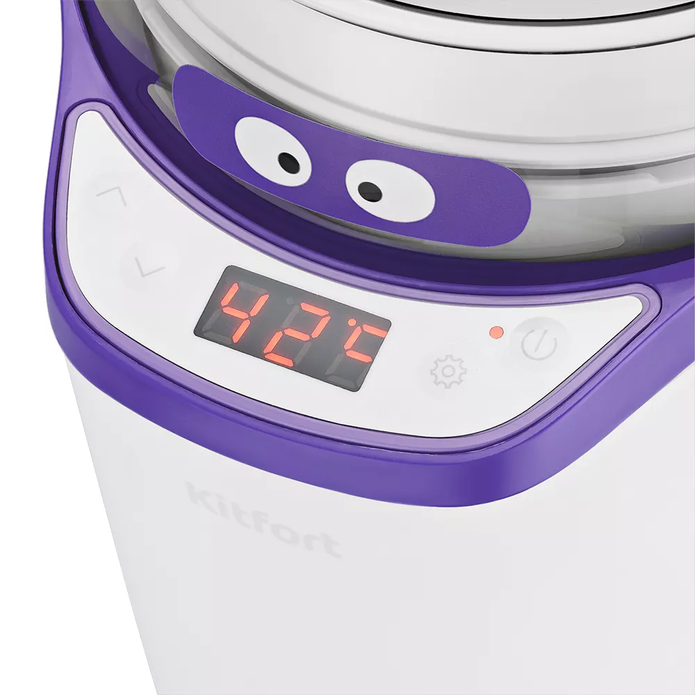 Йогуртница Kitfort КТ-2077-1 фиолетовый, купить в Москве, цены в ...