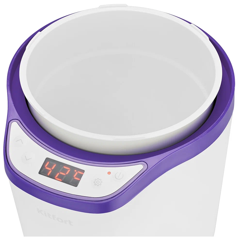 Йогуртница Kitfort КТ-2077-1 фиолетовый, купить в Москве, цены в ...
