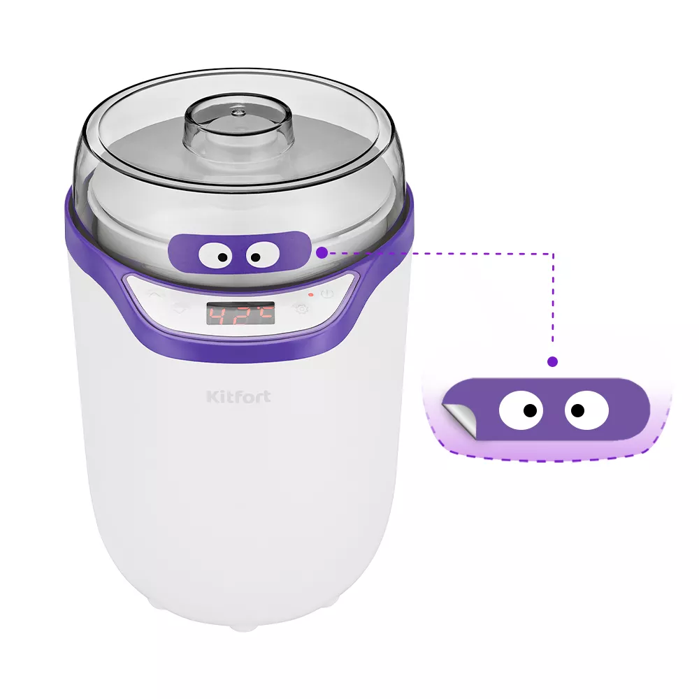 Йогуртница Kitfort КТ-2077-1 фиолетовый, купить в Москве, цены в ...