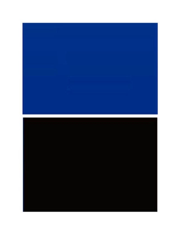 Фон для аквариума Barbus Background 035, плотный, двухсторонний синий, черный, 45 х 94 см