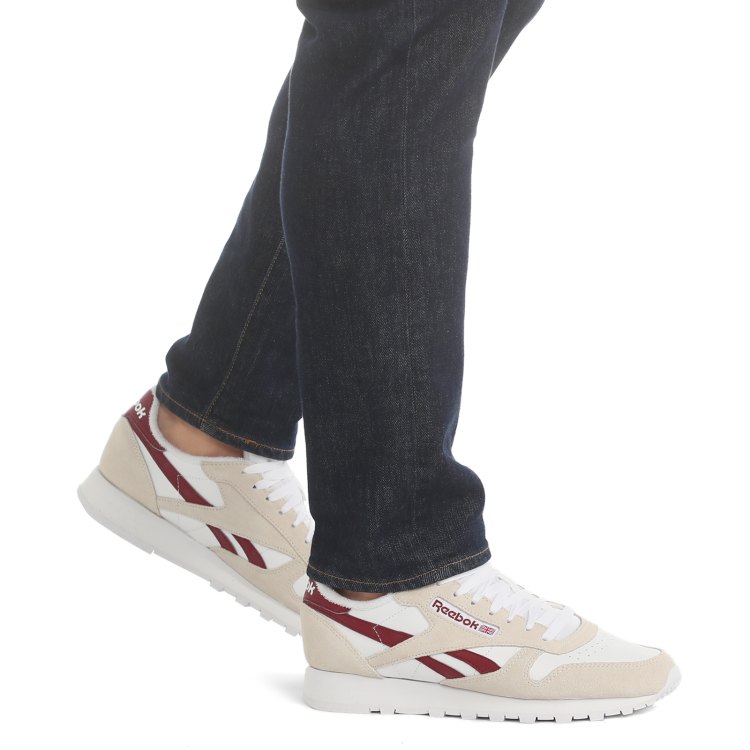 Кроссовки мужские Reebok CLASSIC LEATHER белые 42.5 EU - купить в Москве,  цены на СберМегаМаркет