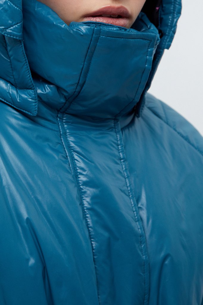 Куртка женская Finn Flare B21-32008 синяя M