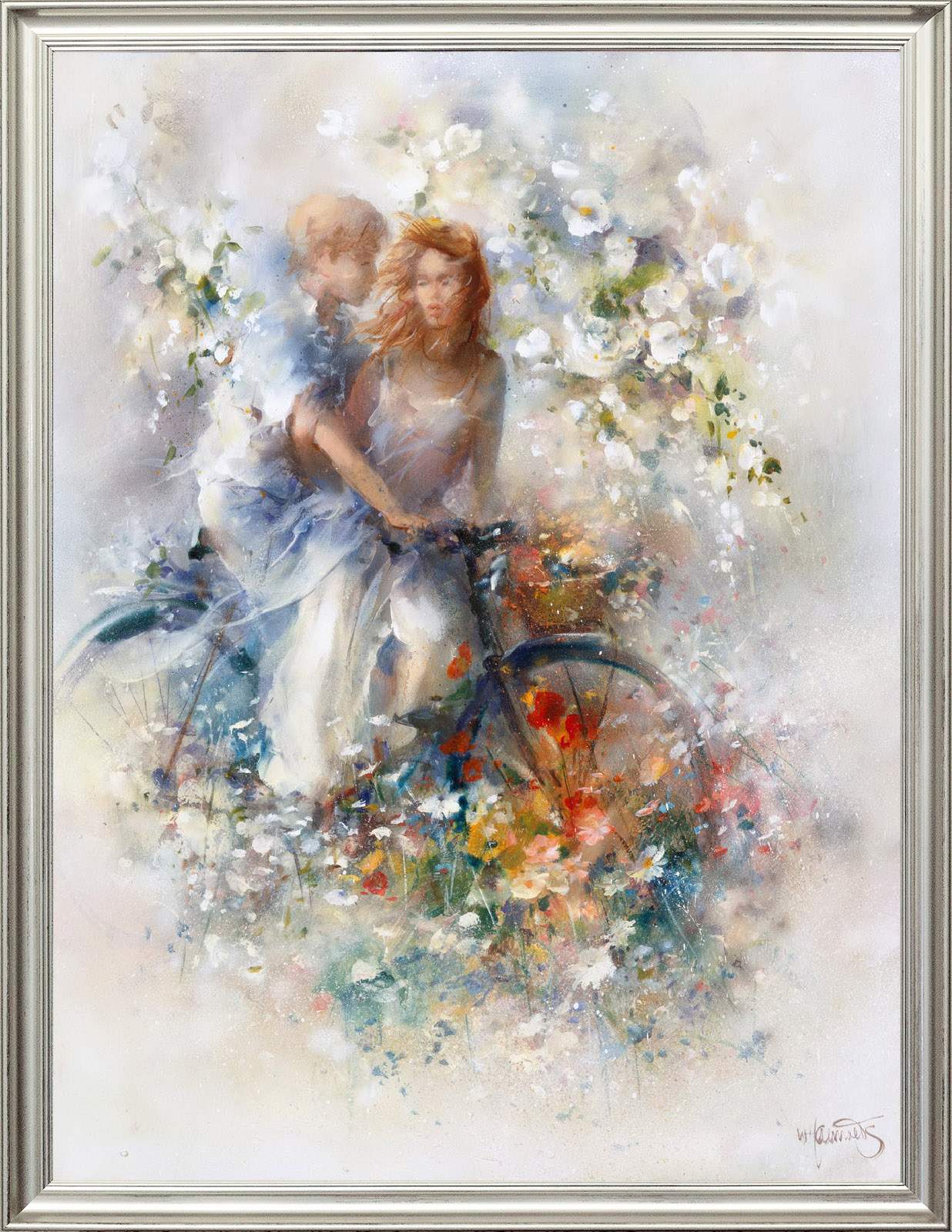 Картина на холсте, "Весна", 80х60 см., Willem Haenraets, оформлена в багет. Арт. ХВ-х9