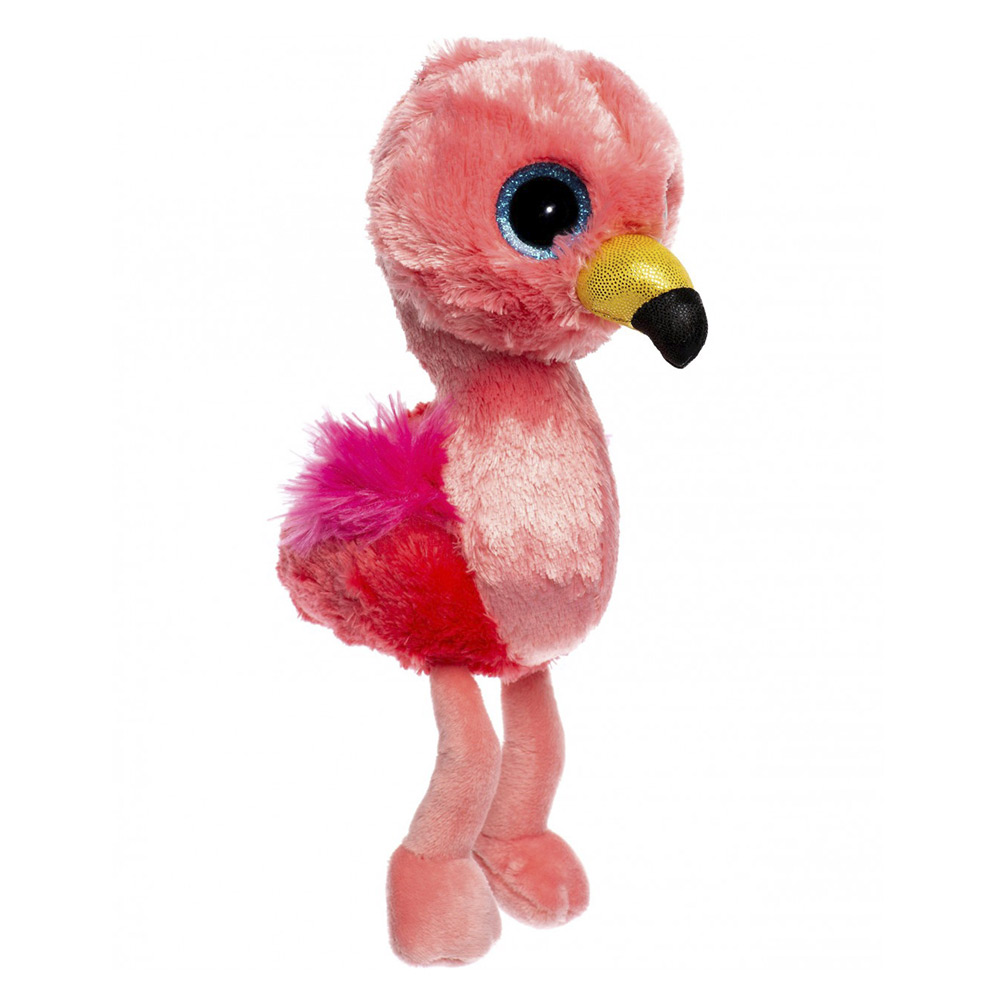 Мягкая игрушка Ty Inc Гилда фламинго розовый, 25 см