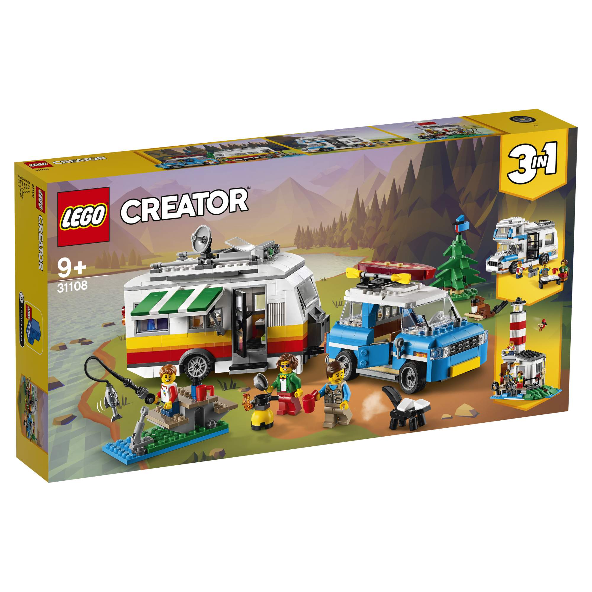 Отзывы о конструктор LEGO Creator 31108 Отпуск в доме на колесах - отзывы  покупателей на Мегамаркет | конструкторы LEGO 31108 - 100026632036