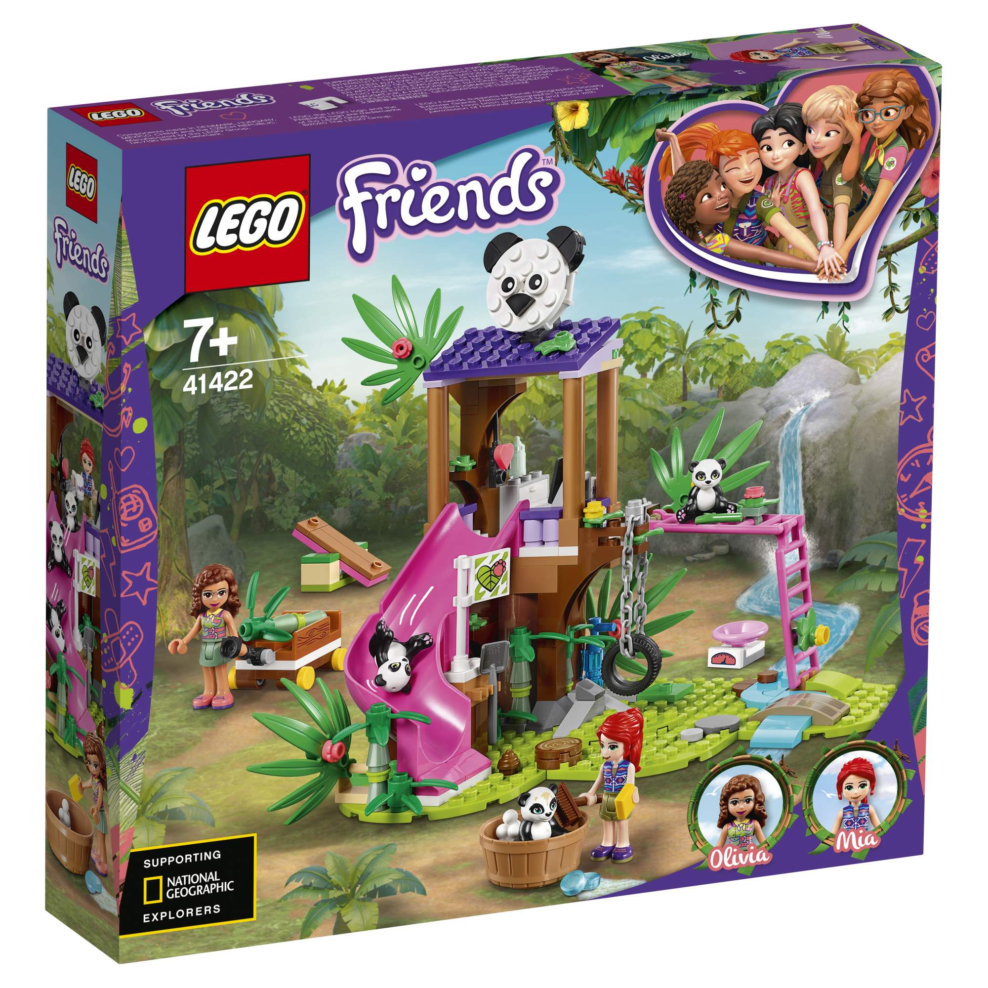 Отзывы о конструктор LEGO Friends 41422 Джунгли: домик для панд на дереве -  отзывы покупателей на Мегамаркет | конструкторы LEGO 41422 - 100026632040