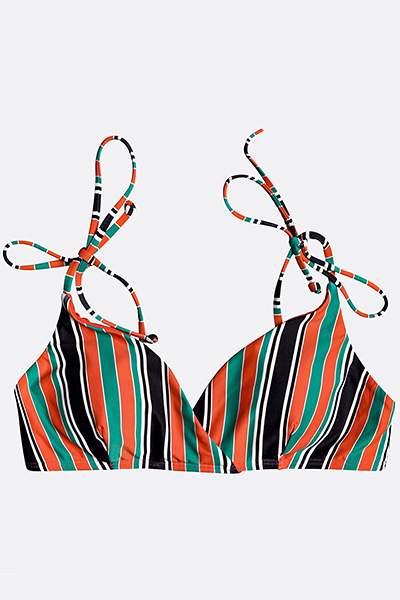 Лиф женский Billabong S.s Paradise Crossed Stripe S3ST03-BIP0 разноцветный L