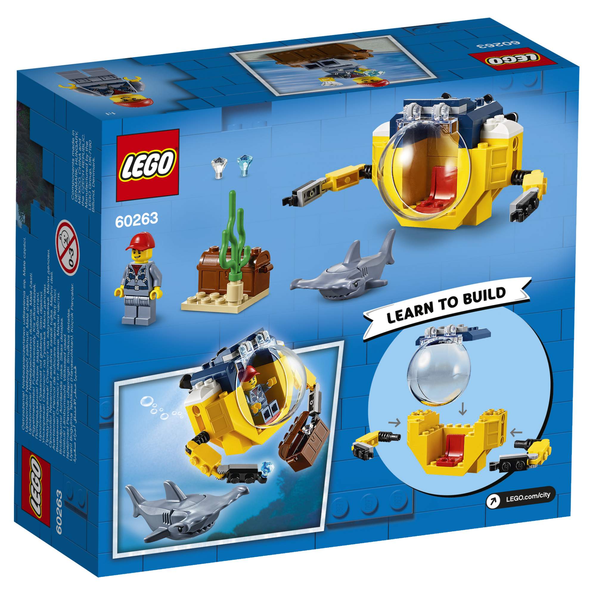 Enlighten Brick TREASURE HUNT SUBMARINE (ГЛУБОКОВОДНЫЙ АППАРАТ)