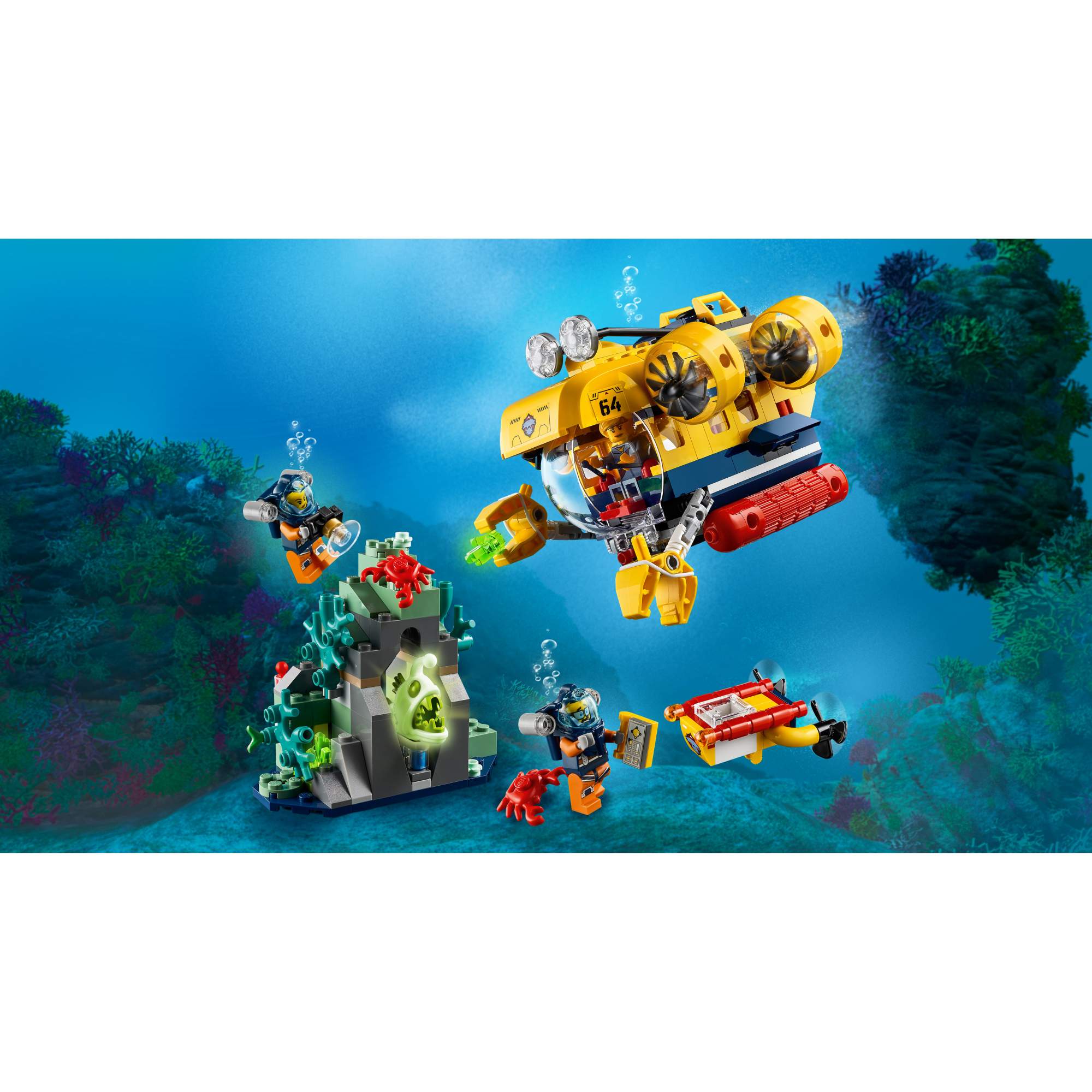 Конструктор LEGO City Oceans 60264 Океан: исследовательская подводная лодка
