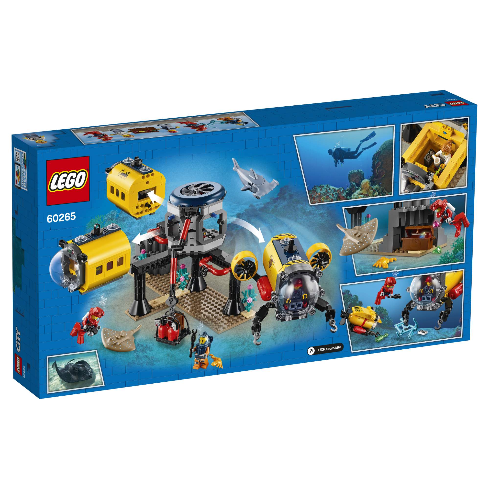 Конструктор LEGO City Oceans 60265 Океан: исследовательская база
