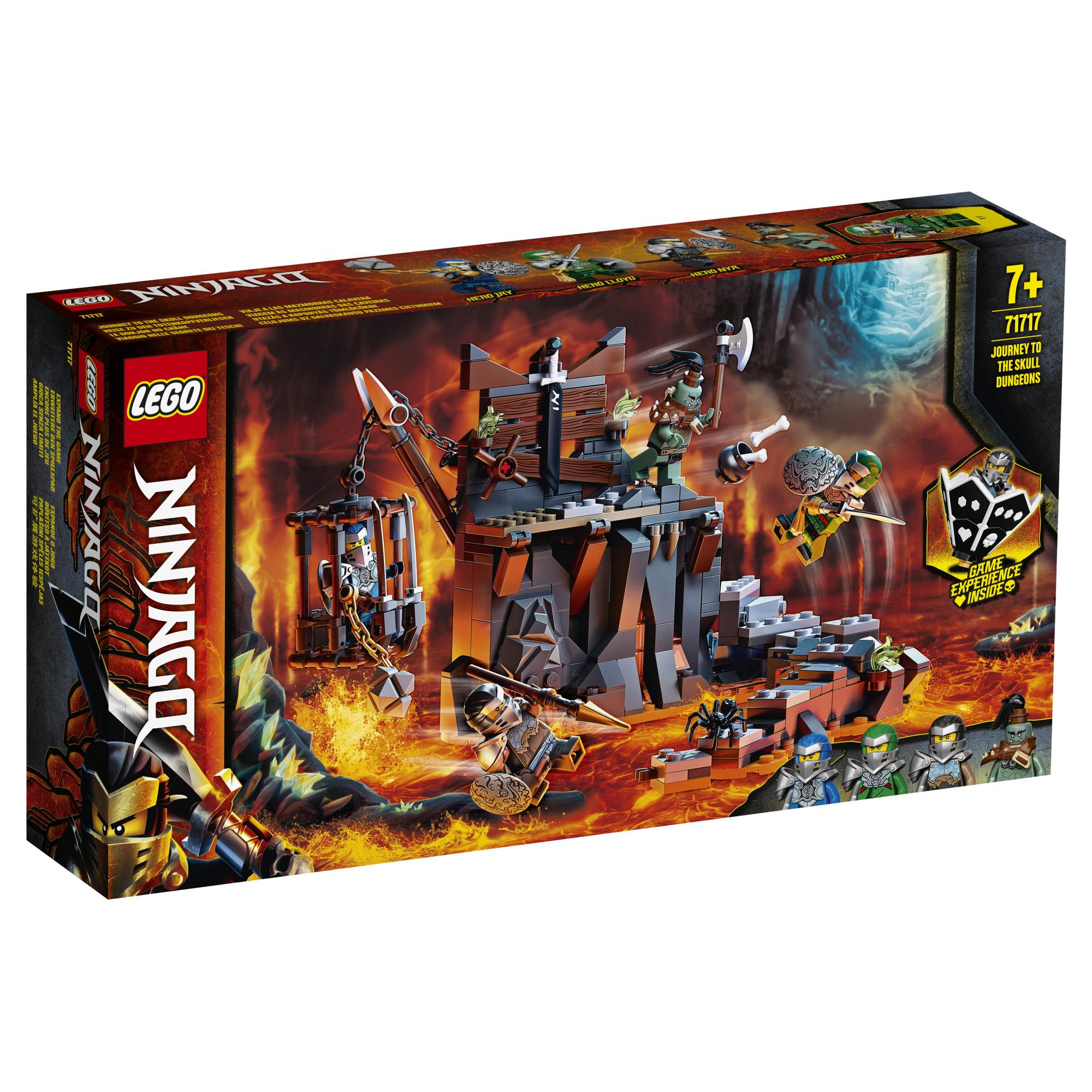 Конструктор LEGO NINJAGO 71717 Путешествие в Подземелье черепа