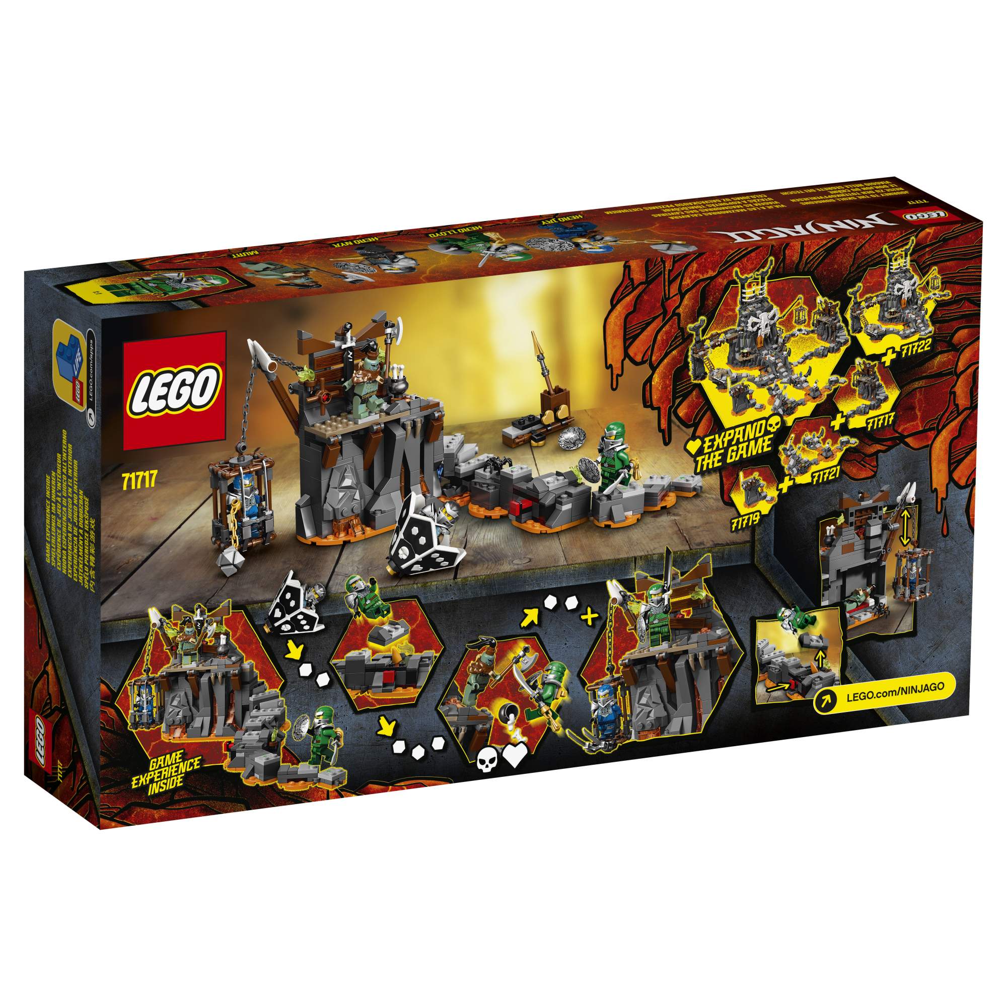 Конструктор LEGO NINJAGO 71717 Путешествие в Подземелье черепа