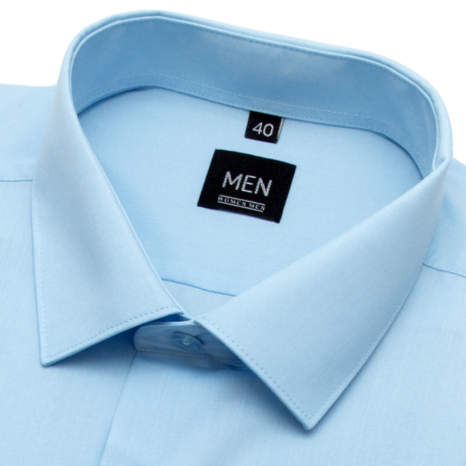 Рубашка мужская WOMEN MEN WMOD21B09-170 голубая 43