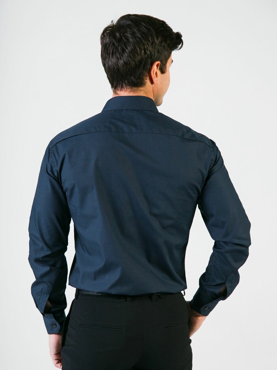 Рубашка мужская WOMEN MEN WMOD21B09-170 синяя 39
