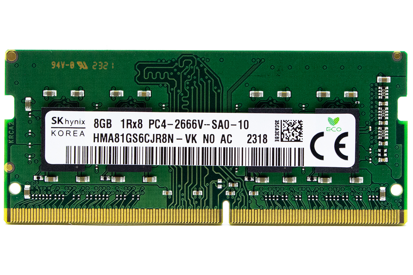 Оперативная память Hynix HMA81GS6CJR8N-VK DDR4 1x8Gb 2666MHz, купить в Москве, цены в интернет-магазинах на Мегамаркет