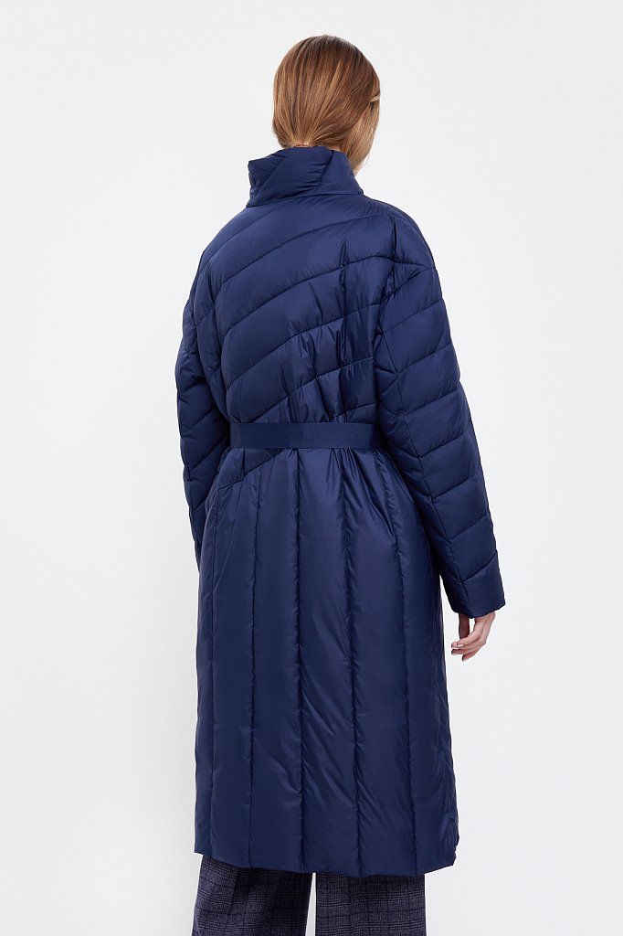 Куртка женская Finn Flare B21-12069 синяя 3XL