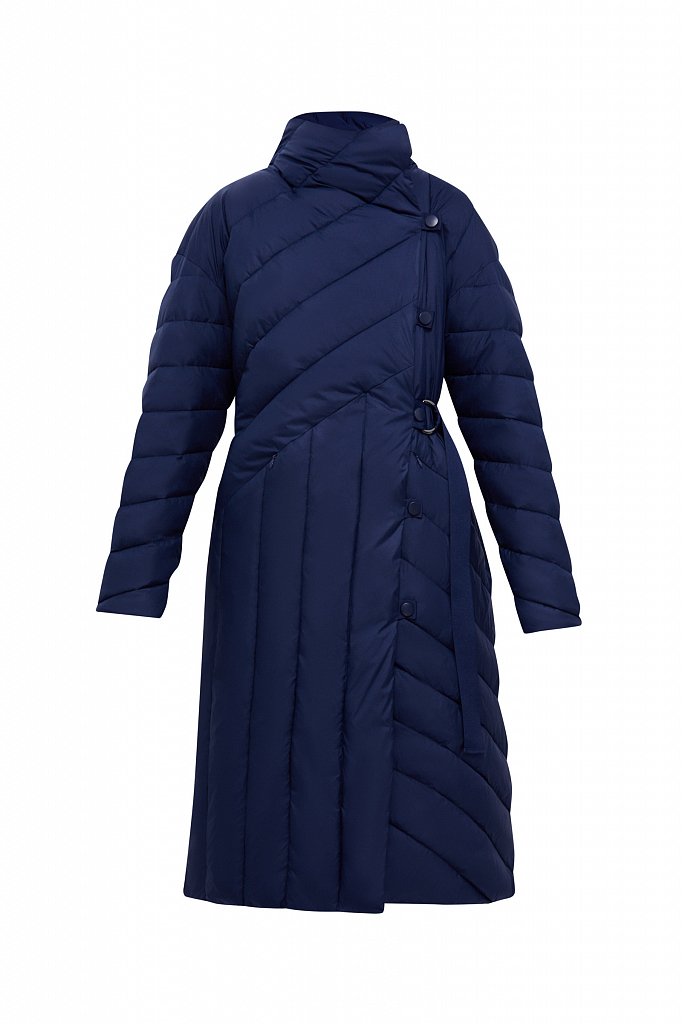 Куртка женская Finn Flare B21-12069 синяя 3XL