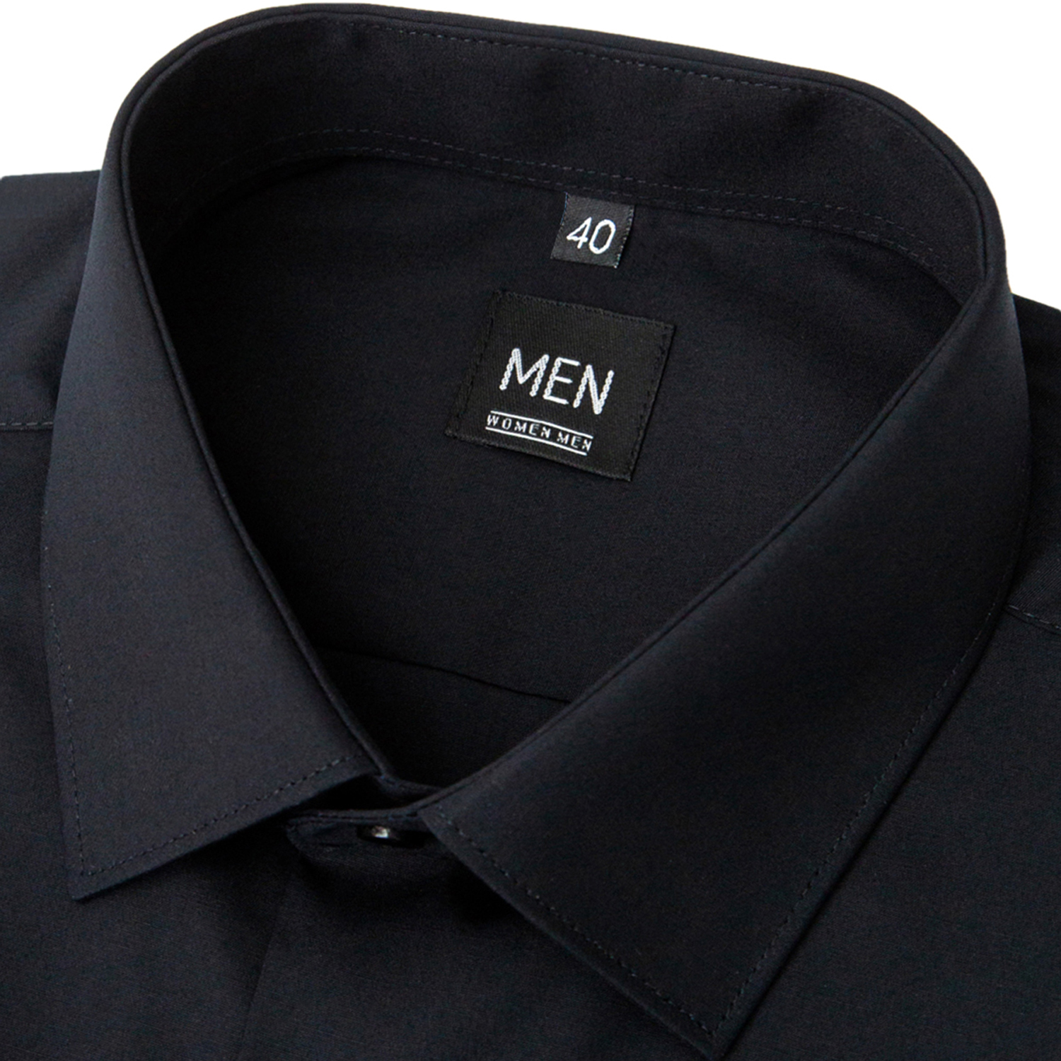 Рубашка мужская WOMEN MEN WMOD21B09-170 черная 41