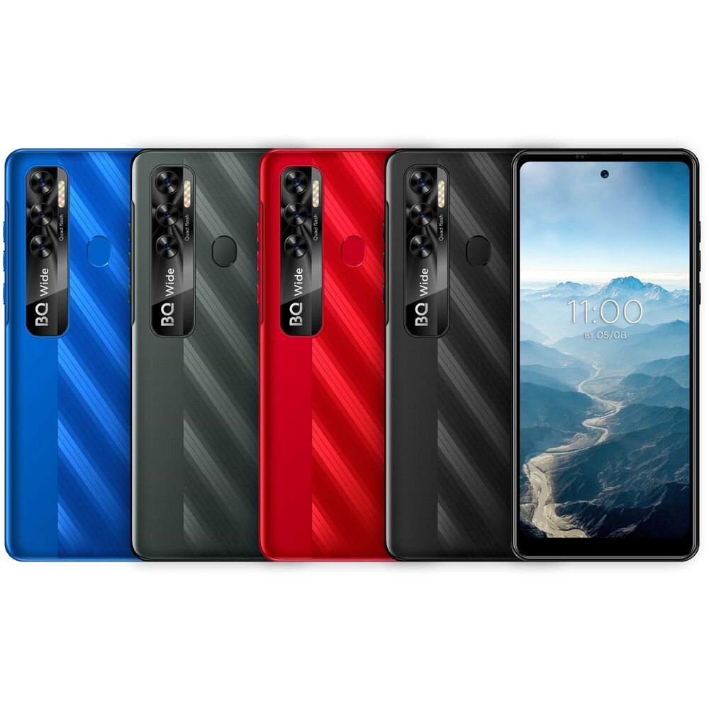 Смартфон BQ BQ-6868L 4/64GB Red - отзывы покупателей на Мегамаркет