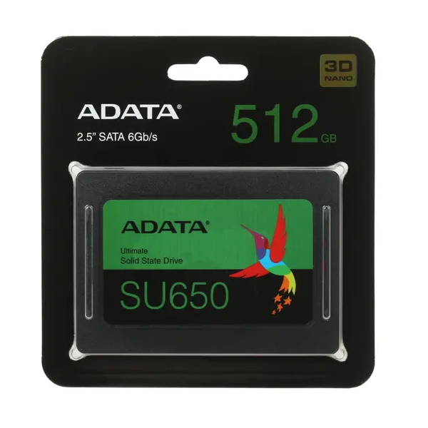 Жесткий диск ADATA SU650 512 ГБ (ASU650SS-512GT-R) - купить в Москве, цены в интернет-магазинах Мегамаркет