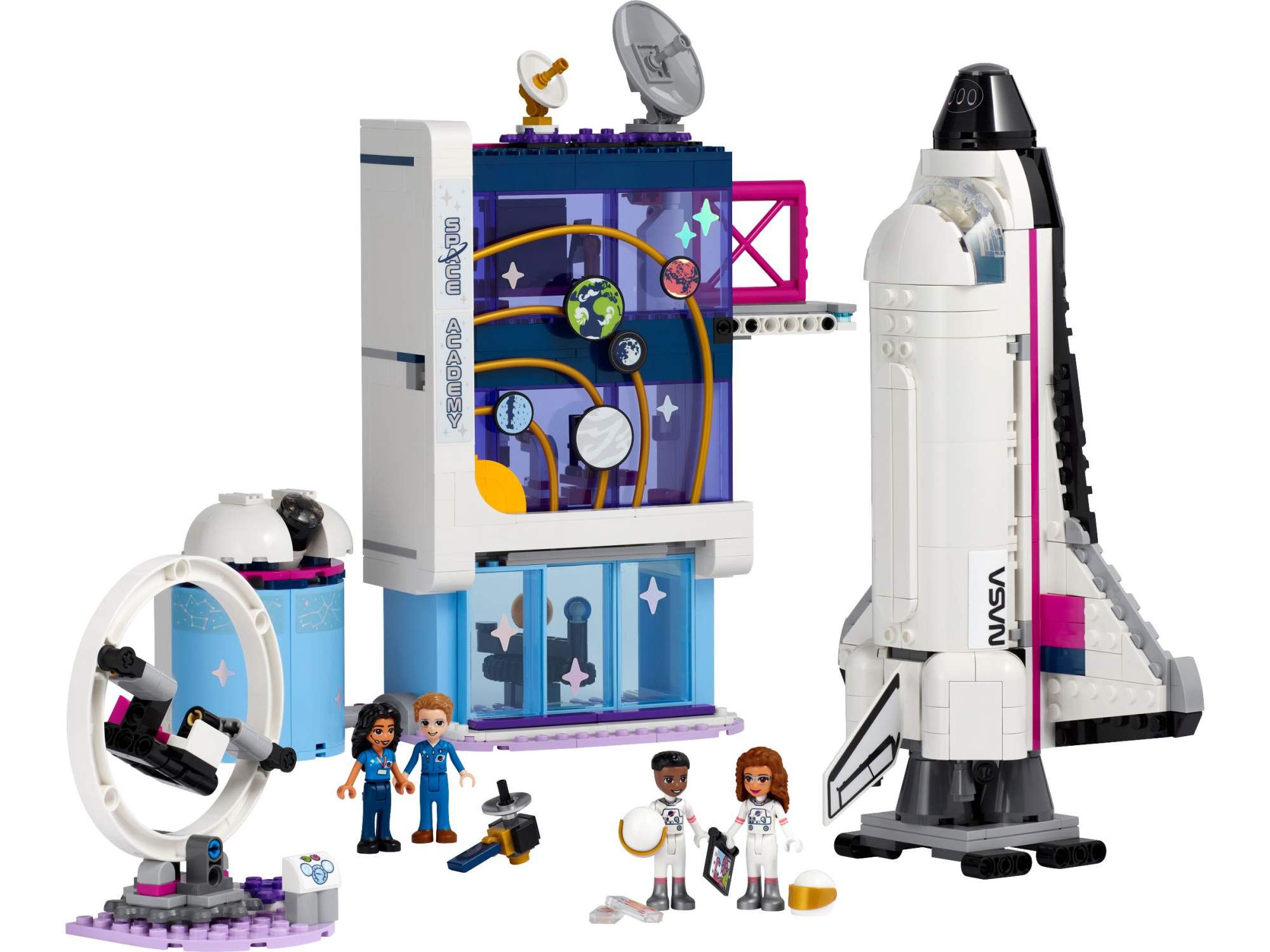 Купить конструктор LEGO Friends Космическая академия Оливии, 41713, цены на Мегамаркет | Артикул: 600009202661