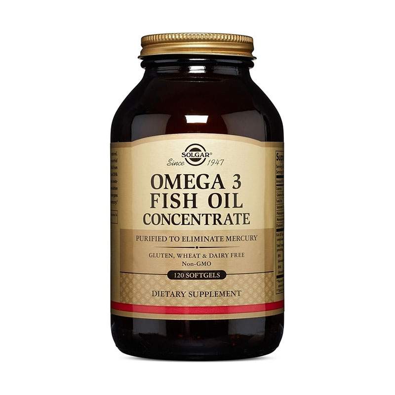 Рыбий жир Solgar Omega 3 Fish Oil Concentrate капсулы 120 шт.
