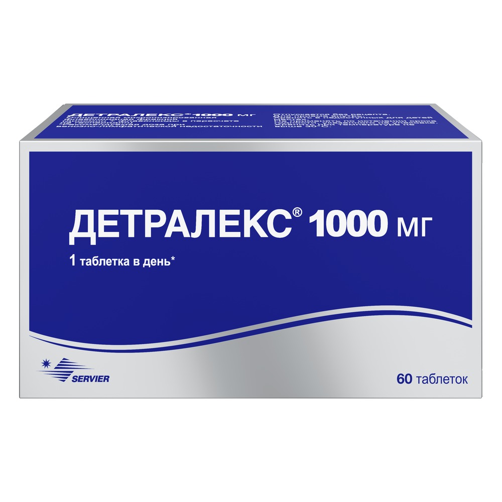 Детралекс таблетки 1000 мг 60 шт. - купить в интернет-магазинах, цены на Мегамаркет | препараты для лечения геморроя