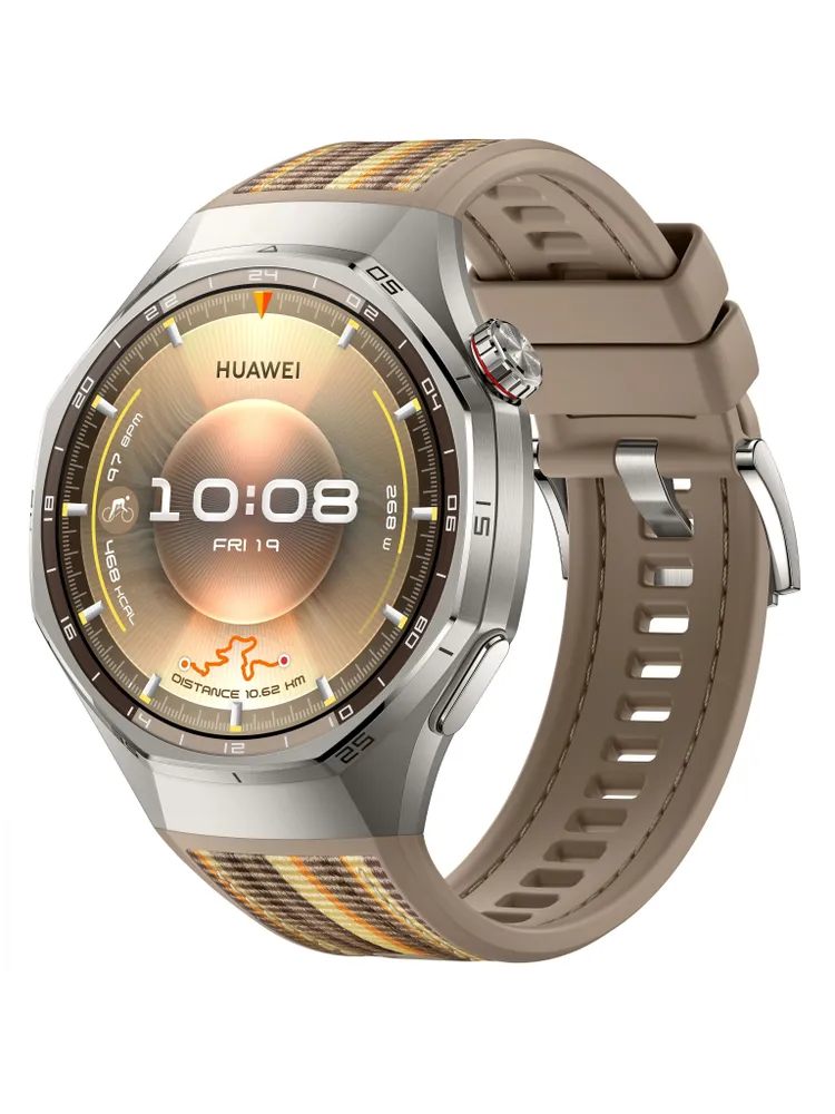 Смарт-часы HUAWEI Watch GT 6 Pro серебристый/коричневый, купить в Москве, цены в интернет-магазинах на Мегамаркет