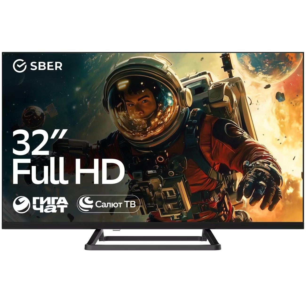 Телевизор Sber SDX-32F3111, 32"(81 см), FHD, купить в Москве, цены в интернет-магазинах на Мегамаркет