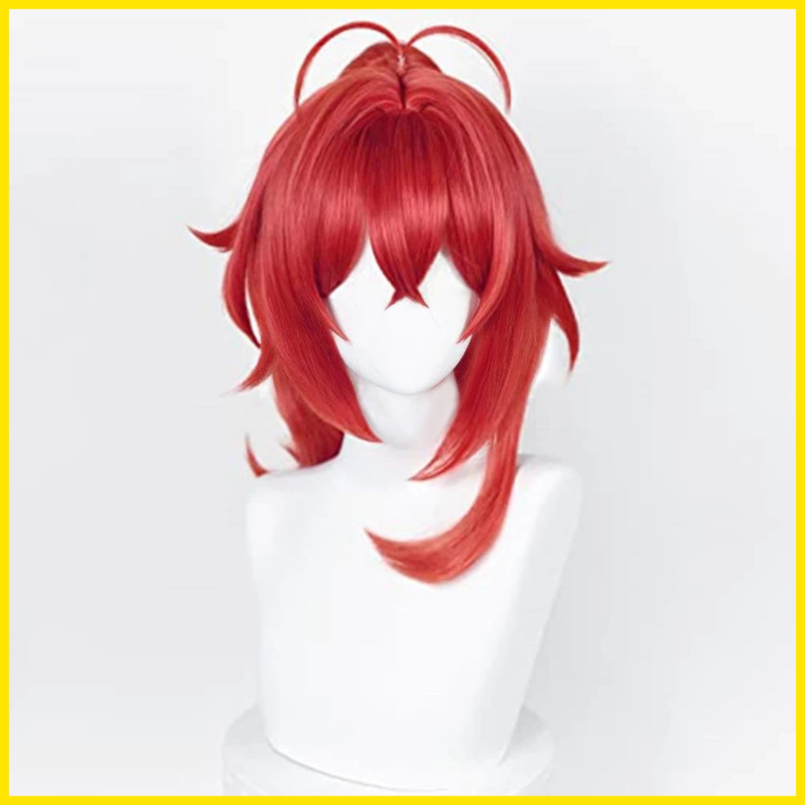 Парик унисекс mr.sun Genshin wig красный one size – купить в Москве, цены в  интернет-магазинах на Мегамаркет