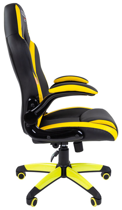 Игровое кресло CHAIRMAN game 15 00-07028512, желтый/черный
