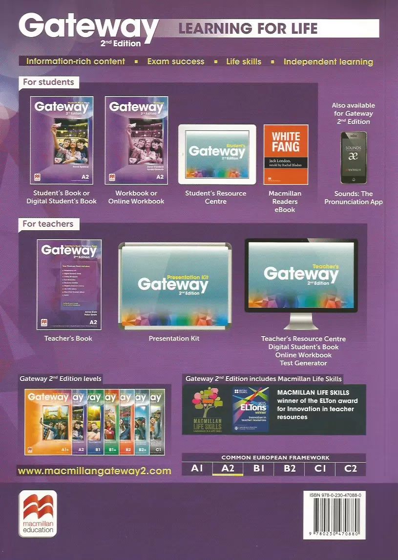 Комплект учебников Gateway 2Ed A2 Students Book Pack Students Resource  Centre + Workbook - купить учебника 1 класс в интернет-магазинах, цены на  Мегамаркет | 3800538