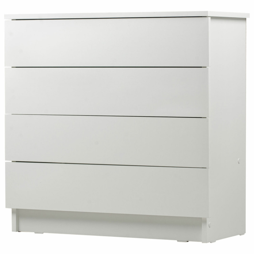 Комод BRABIX "Scandi CM-001", 750х330х730 мм, 4 ящика, ЛДСП, белый, 941900, ЦБ013659 -1 - купить в Lustrof, цена на Мегамаркет