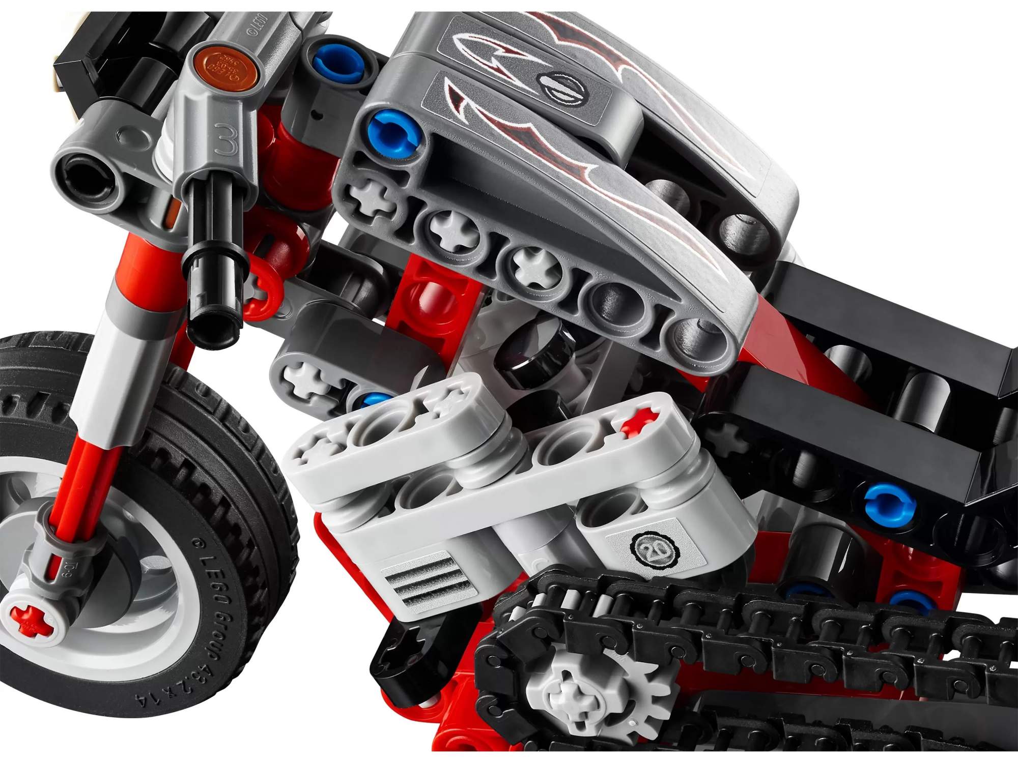 Отзывы о конструктор LEGO Technic Мотоцикл 42132 - отзывы покупателей на  Мегамаркет | конструкторы LEGO 42132 - 600005503415