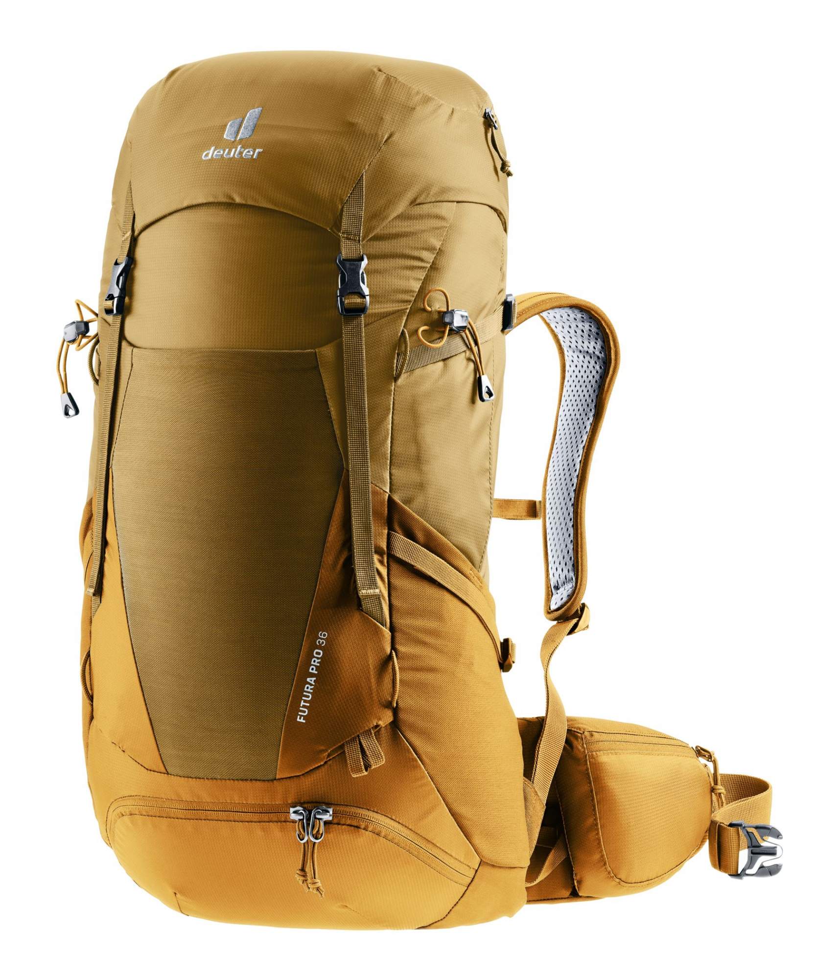 Рюкзак Deuter Futura Pro 36 туристический, almond-cinnamon - купить в Мегамаркет Москва Томилино, цена на Мегамаркет