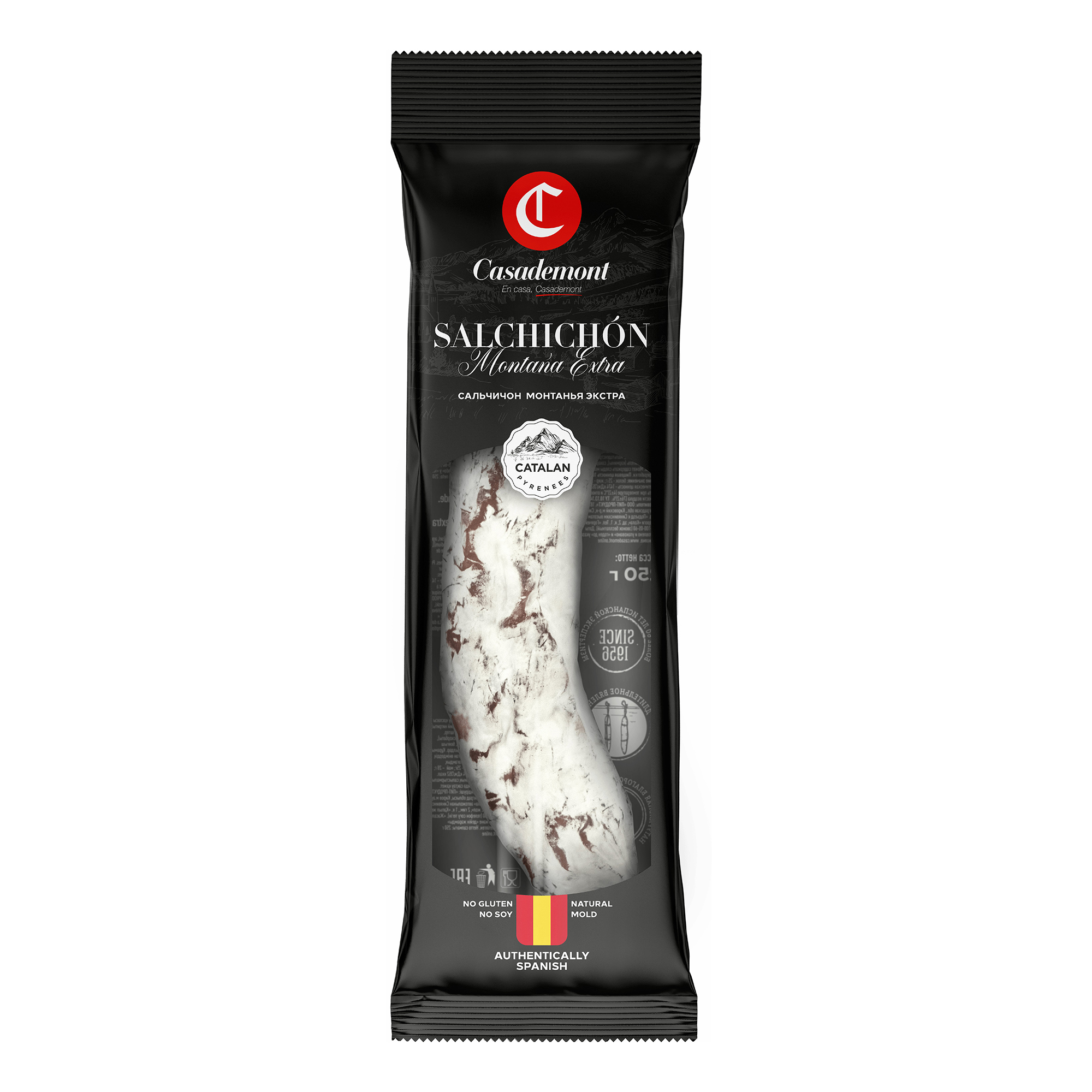 Купить колбаса Casademont salchichon montana extra сервелат сыровяленый 250 г, цены на Мегамаркет | Артикул: 100026632578