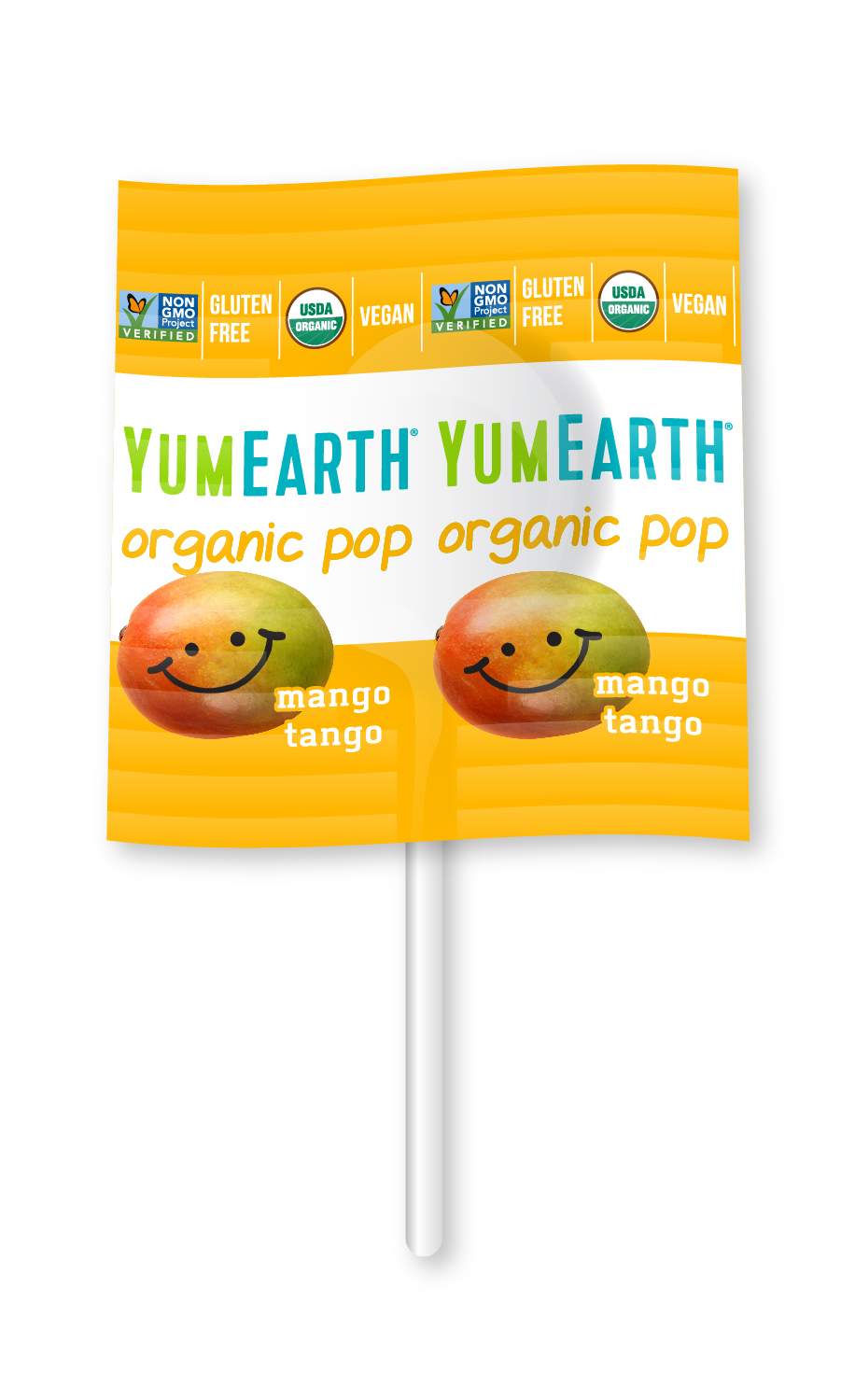 Леденцы на палочке YumEarth Organic Fruit Pops ассорти, 8 вкусов, 40 леденц...