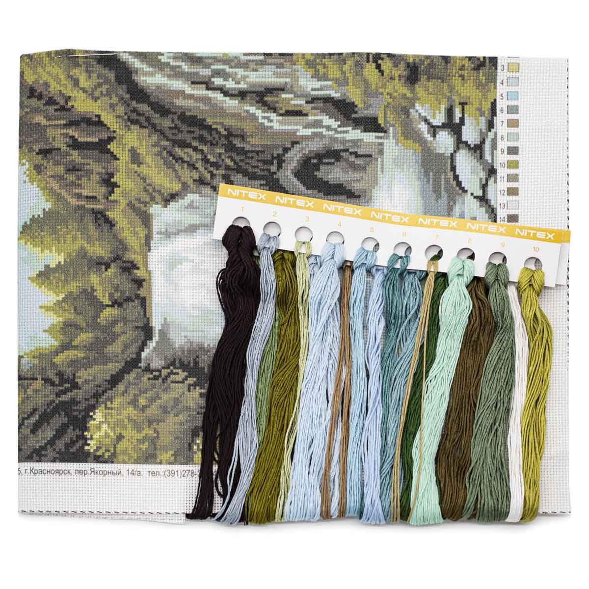 Вышивка Риолис 1194 «Пейзаж с водопадом»