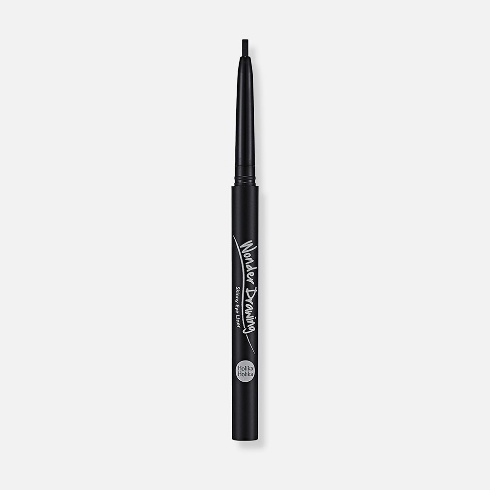 Купить подводка-карандаш для глаз HOLIKA HOLIKA Wonder Drawing Skinny, №01 Real Black, 0,14 г, цены на Мегамаркет | Артикул: 100061689506