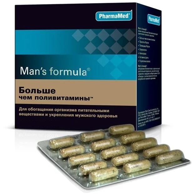 Man's formula Больше чем поливитамины PharmaMed капсулы 30 шт. -  .
