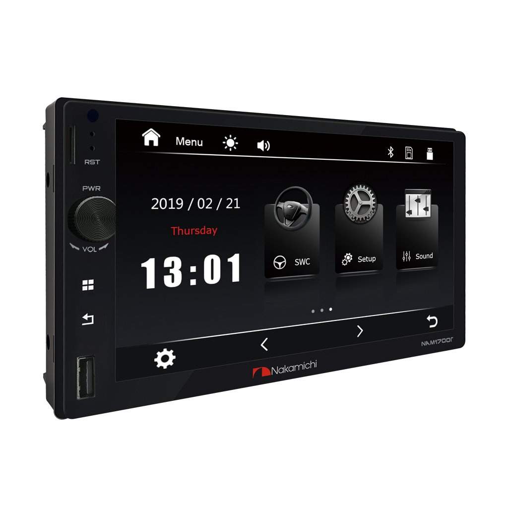 Фотография Автомагнитола Nakamichi NAM1700R ,2 din,USB,BT,AUX,сенсор №1
