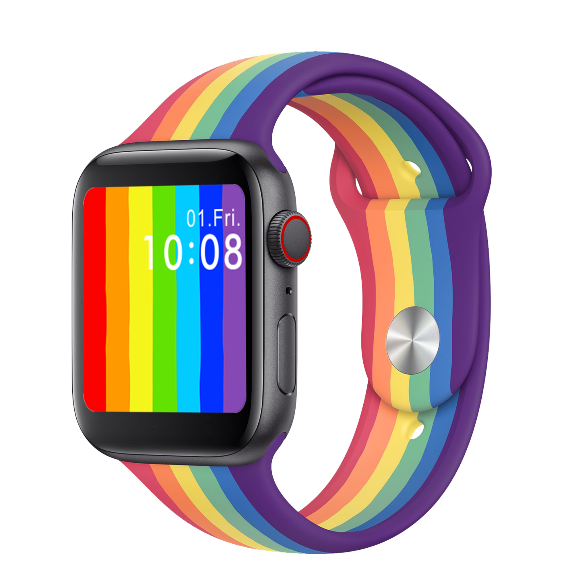 Радуга мм 2. Радужный ремешок для Apple watch. Ремешок для Apple watch Pride. Браслеты для Эппл вотч 6. Apple watch Pride Edition.