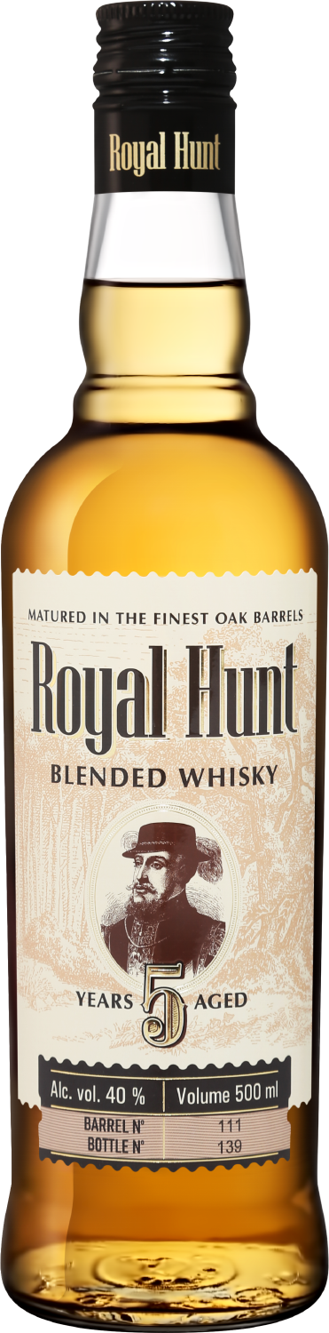 Royal Hunt Blended Whisky 5 y.o. - отзывы покупателей на маркетплейсе Мегамаркет | Артикул: 100049696998